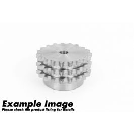 Triplex Pilot Bored Steel Sprocket ASA 50 x 49 - hardened teeth
