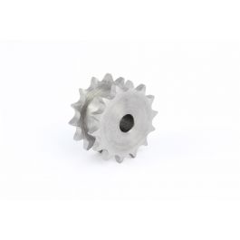 BS Pilot Bore Double Simplex Sprocket - 06B 14 Tooth