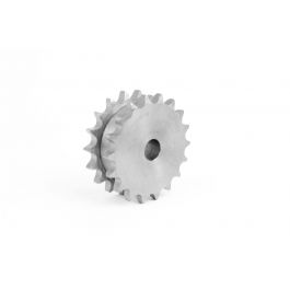 BS Pilot Bore Double Simplex Sprocket - 10B 18 Tooth