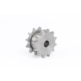 BS Pilot Bore Double Simplex Sprocket - 08B 12 Tooth